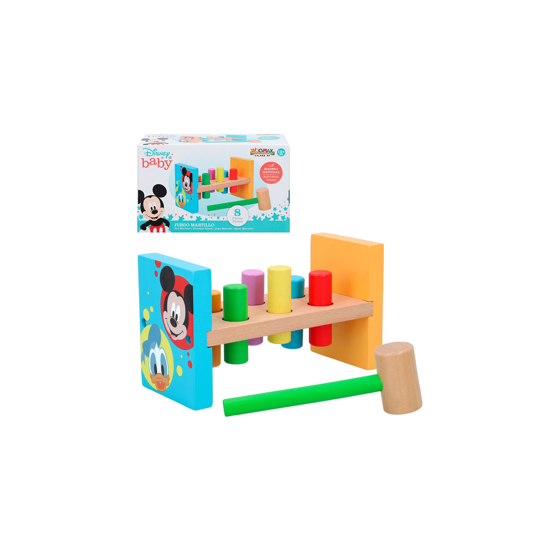 Juego Martillo Baby Disney madera