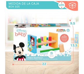 Juego Martillo Baby Disney madera
