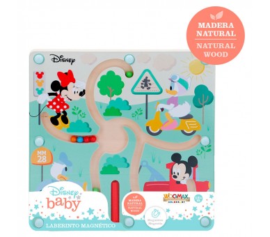 Laberinto magnetico Baby Disney madera
