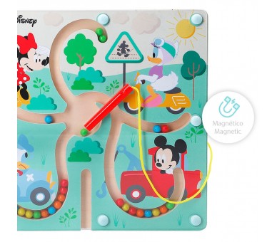 Laberinto magnetico Baby Disney madera