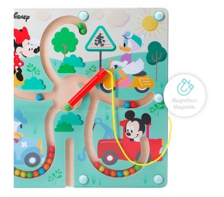 Laberinto magnetico Baby Disney madera