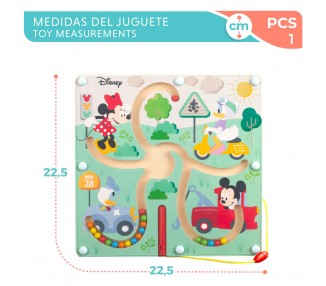 Laberinto magnetico Baby Disney madera