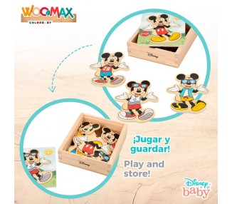Puzzle madera Mickey Disney