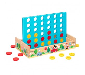 Juego Cuatro en Raya madera Disney