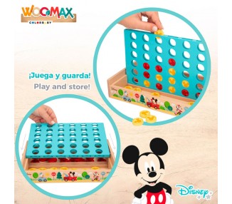 Juego Cuatro en Raya madera Disney
