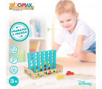 Juego Cuatro en Raya madera Disney