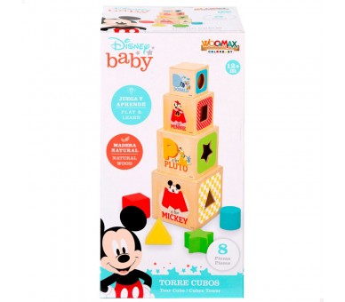 Torre cubos madera Disney