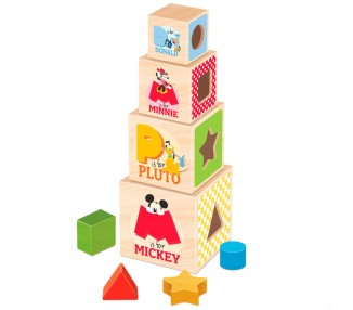 Torre cubos madera Disney