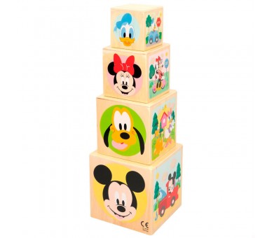 Torre cubos madera Disney