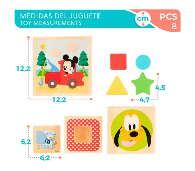 Torre cubos madera Disney