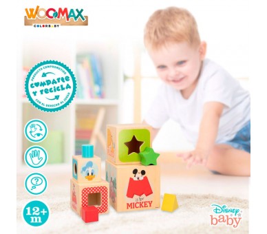 Torre cubos madera Disney