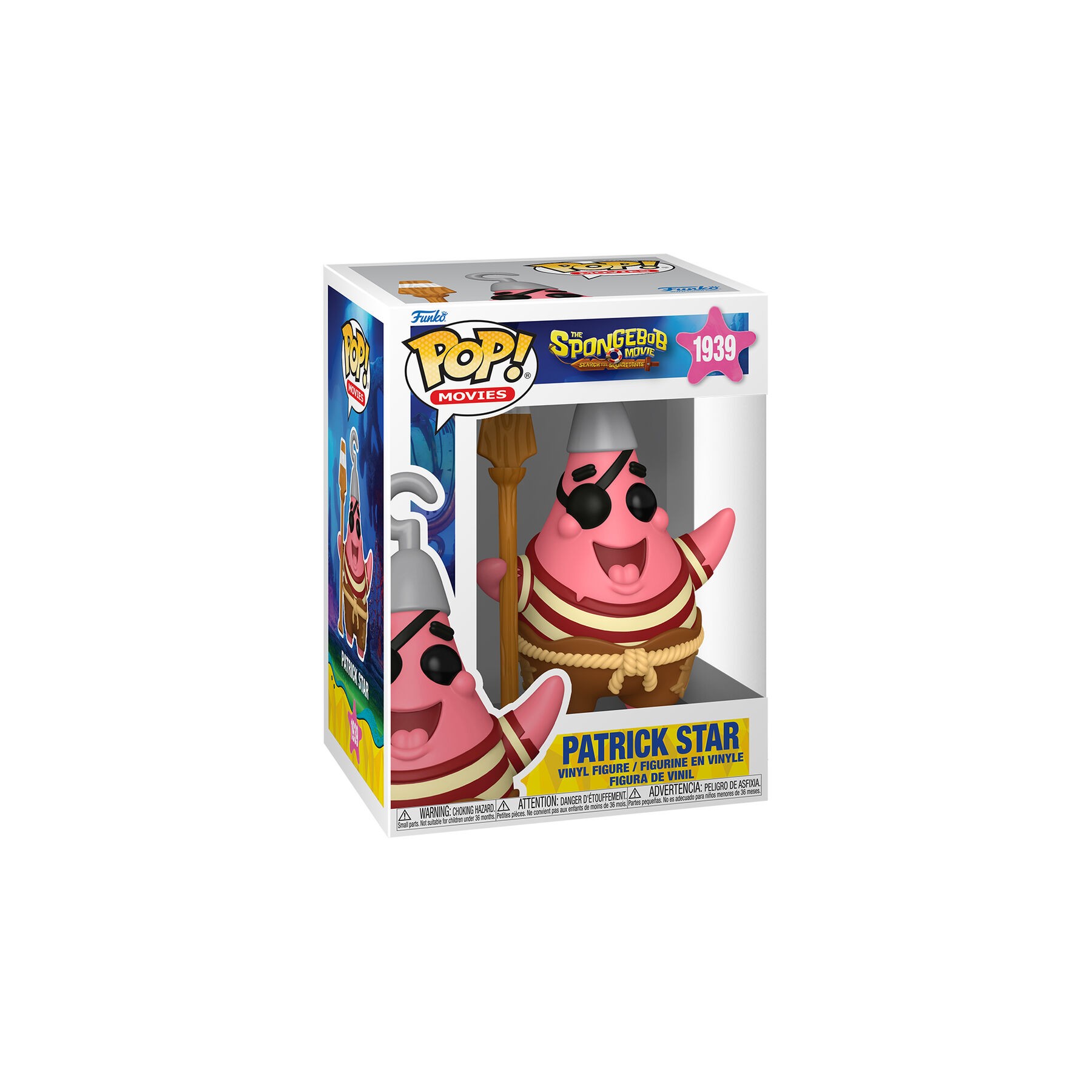 Figura POP Bob Esponja Una Nueva Aventura Pirata Patrick Star