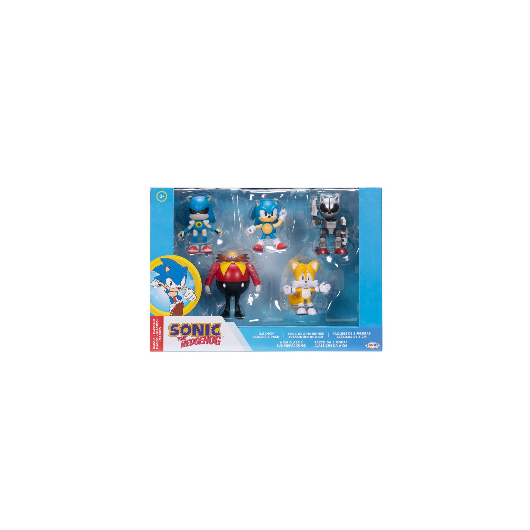 Blister 5 figuras Sonic the Hedgehog 6cm
