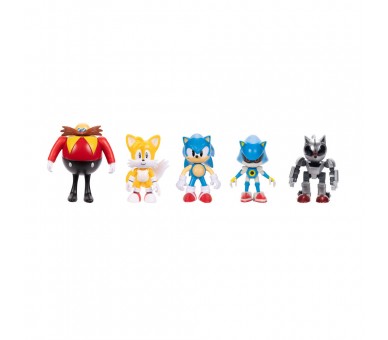 Blister 5 figuras Sonic the Hedgehog 6cm