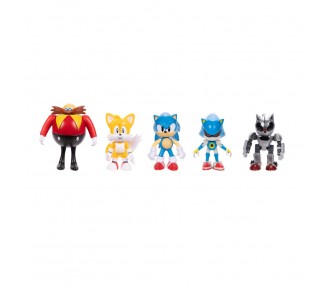 Blister 5 figuras Sonic the Hedgehog 6cm