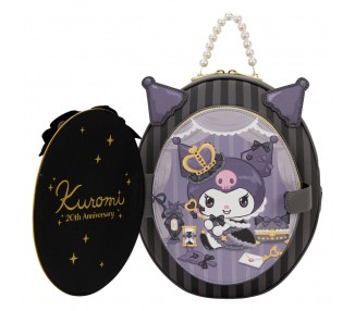 Mochila 20th Anniversary Kuromi Hello Kitty Loungefly 28cm
