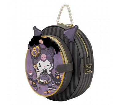 Mochila 20th Anniversary Kuromi Hello Kitty Loungefly 28cm