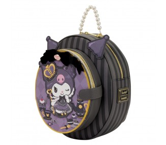 Mochila 20th Anniversary Kuromi Hello Kitty Loungefly 28cm