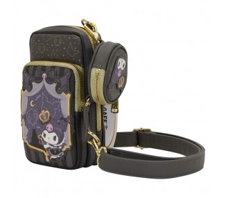 Bolso bandolera + Monedero 20th Anniversary Kuromi Hello Kitty Loungefly