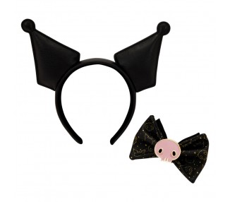 Diadema orejas 20th Anniversary Kuromi Hello Kitty Loungefly