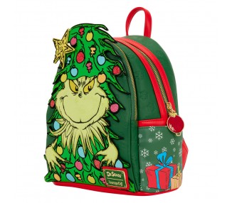 Mochila Dr. Seuss Holiday El Grinch Loungefly 26cm