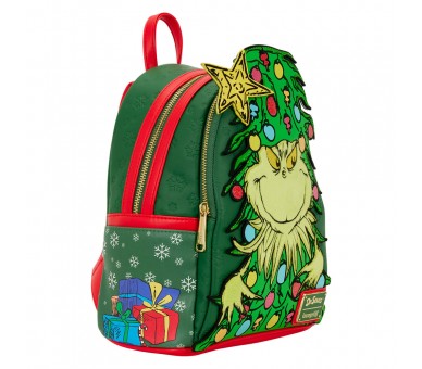 Mochila Dr. Seuss Holiday El Grinch Loungefly 26cm