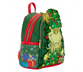 Mochila Dr. Seuss Holiday El Grinch Loungefly 26cm