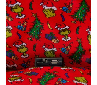 Mochila Dr. Seuss Holiday El Grinch Loungefly 26cm
