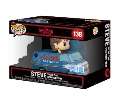 Figura POP Rides Deluxe Stranger Things 5 Steve with the Squawk Van