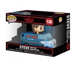 Figura POP Rides Deluxe Stranger Things 5 Steve with the Squawk Van