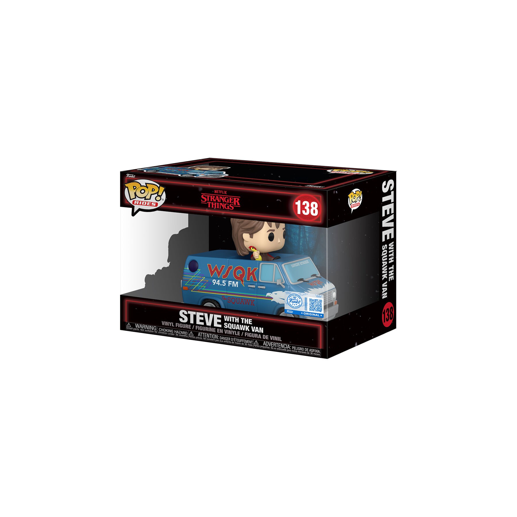 Figura POP Rides Deluxe Stranger Things 5 Steve with the Squawk Van