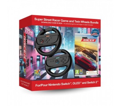 Super Street: Racer Game with Twin Racing Wheels Bundle
