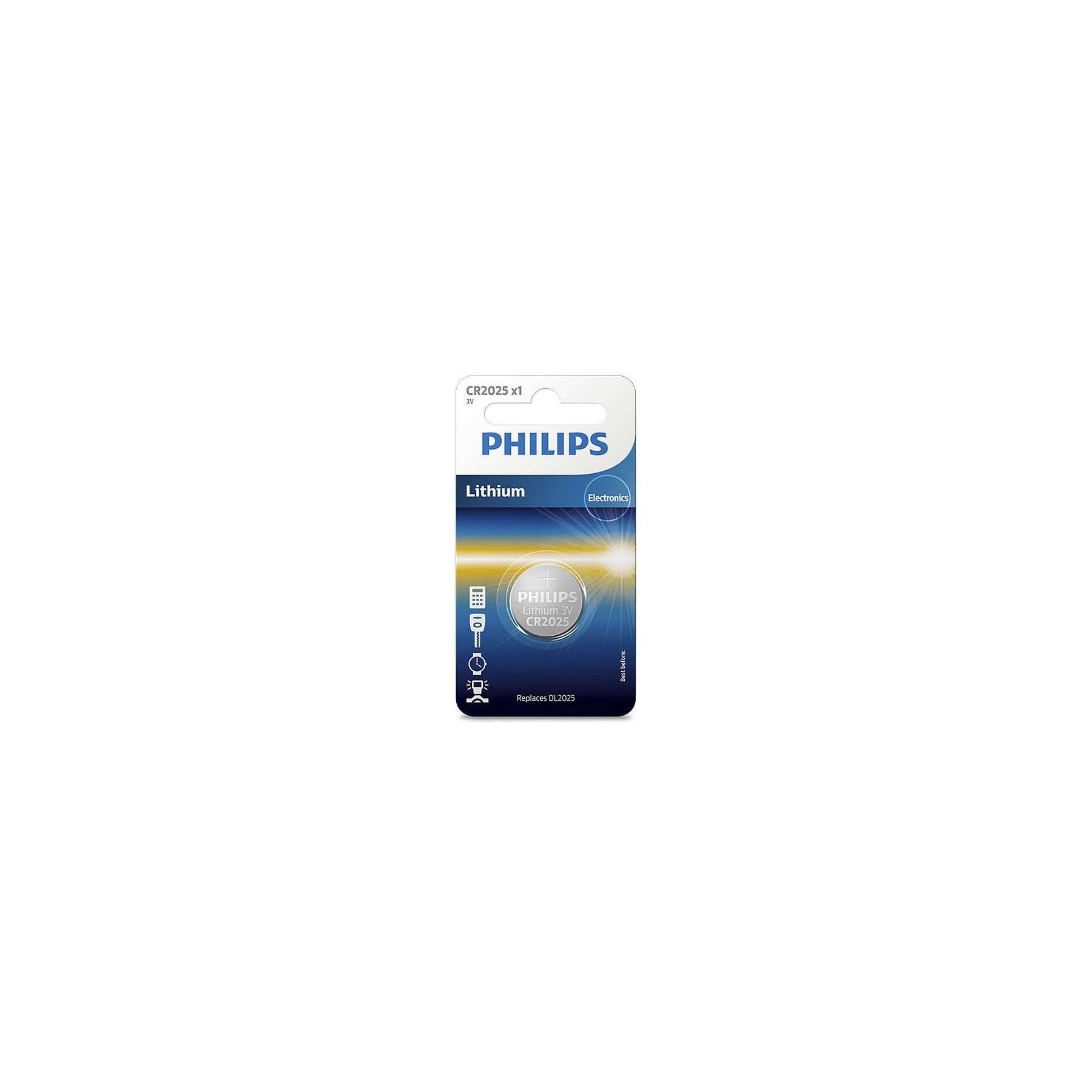 Pila De Botón Philips Cr2025/ 3V