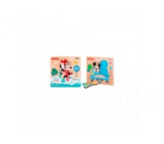 Puzzle Surtido Madera Mickey Minnie Disney