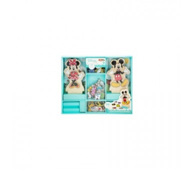 Juego Magnetico Madera Vestidos Minnie Disney