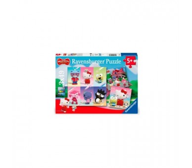 Puzzle Hello Kitty - Hello Kitty And Friends 3X49Pzs