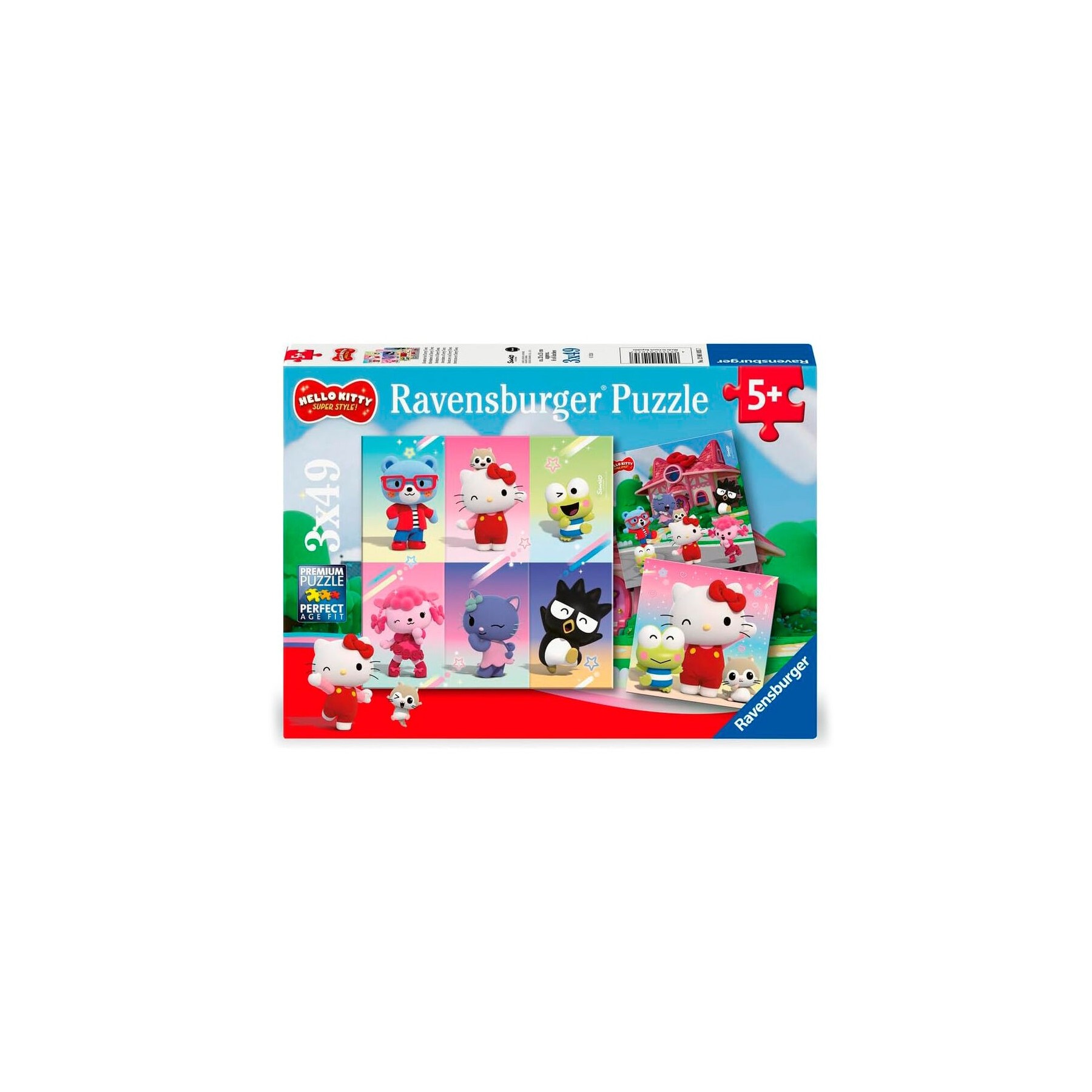 Puzzle Hello Kitty - Hello Kitty And Friends 3X49Pzs