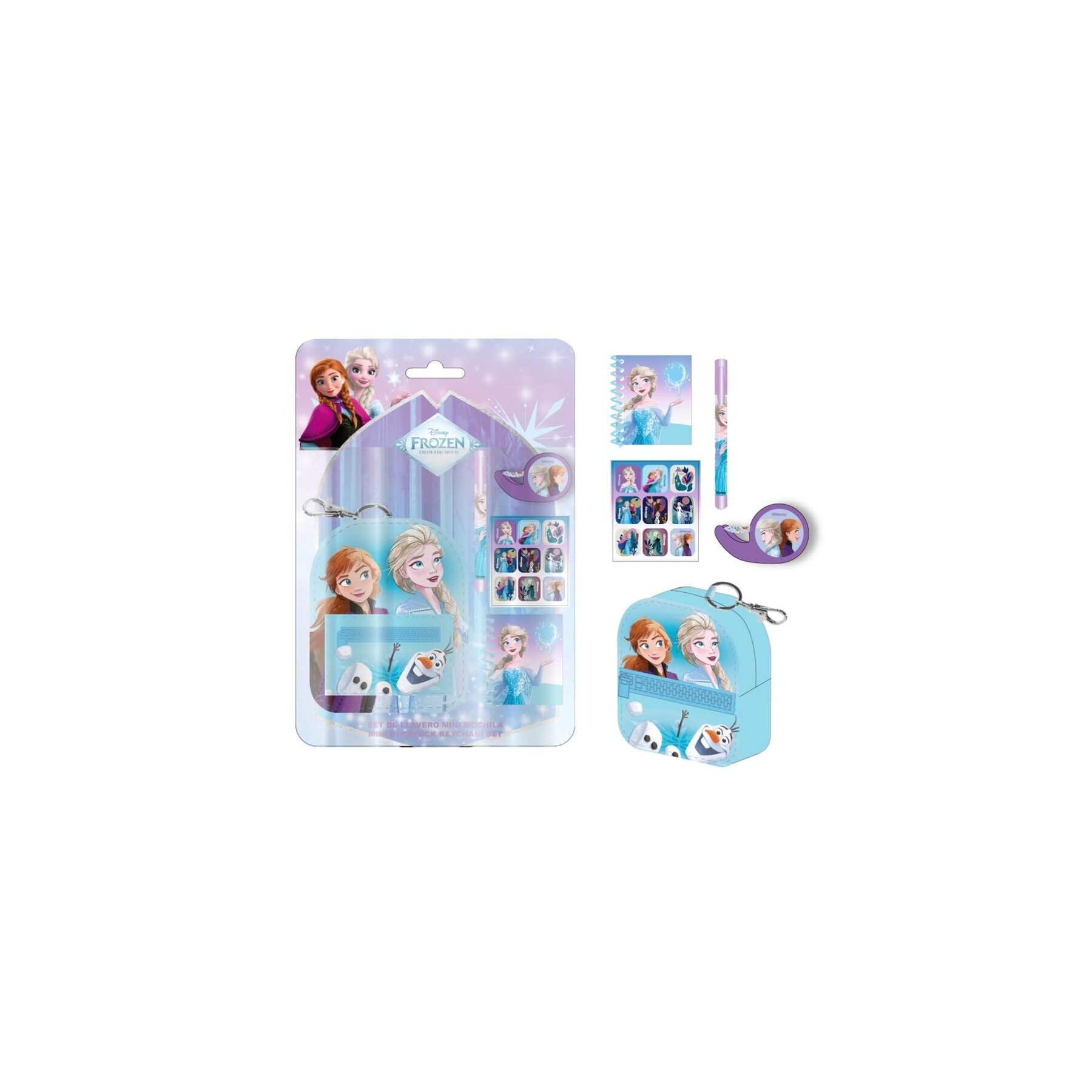 Set Papaleria Mini Mochila Frozen Disney
