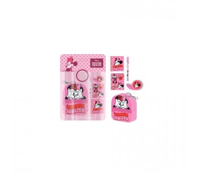 Set Papaleria Mini Mochila Minnie Disney