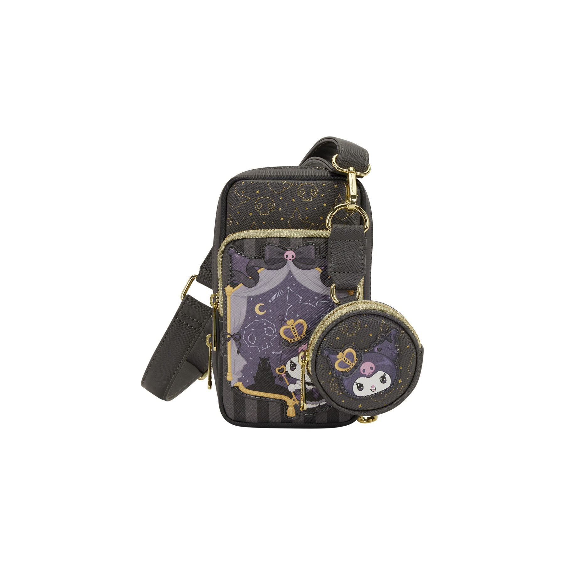Bolso Bandolera + Monedero 20Th Anniversary Kuromi Hello Kit