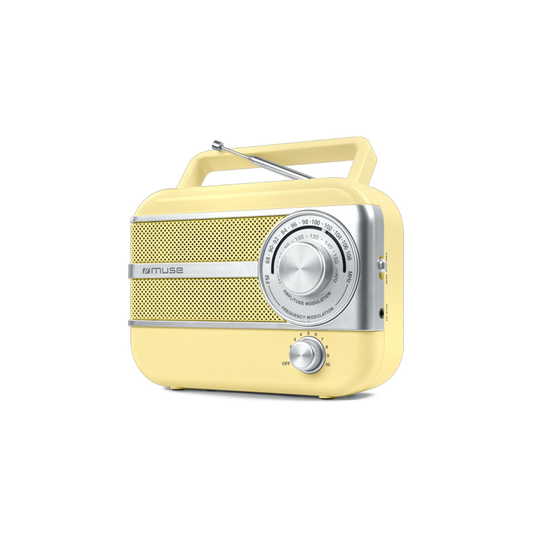 Muse M-056 Sc Amarillo Vintage / Radio Portátil