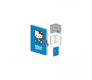 Hello Kitty - Cuaderno Premium Con Candado