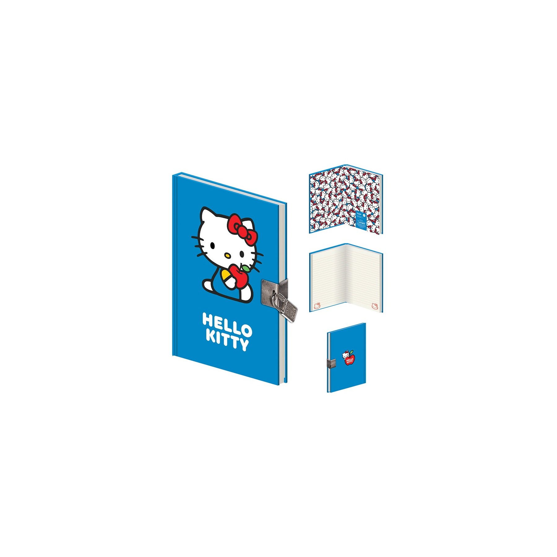 Hello Kitty - Cuaderno Premium Con Candado
