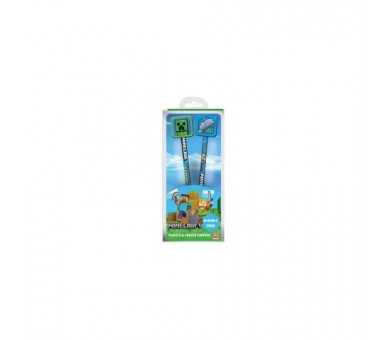 Minecraft - Set 2 Bolgrafos Con Toppers