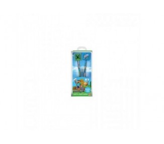 Minecraft - Set 2 Bolgrafos Con Toppers