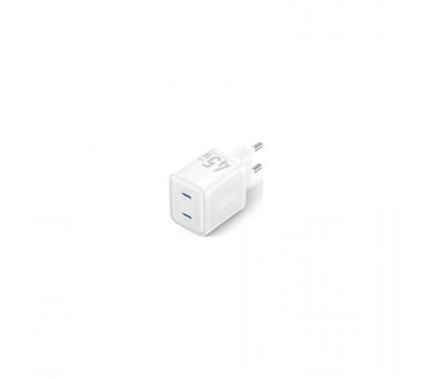Cargador De Pared Gan Vention Fefw0-Eu/ 2Xusb Tipo-C/ 45W