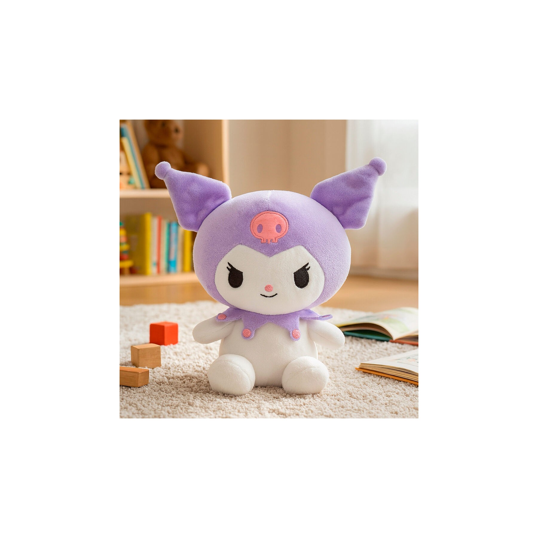 Peluche Kuromi Hello Kitty 19,5Cm