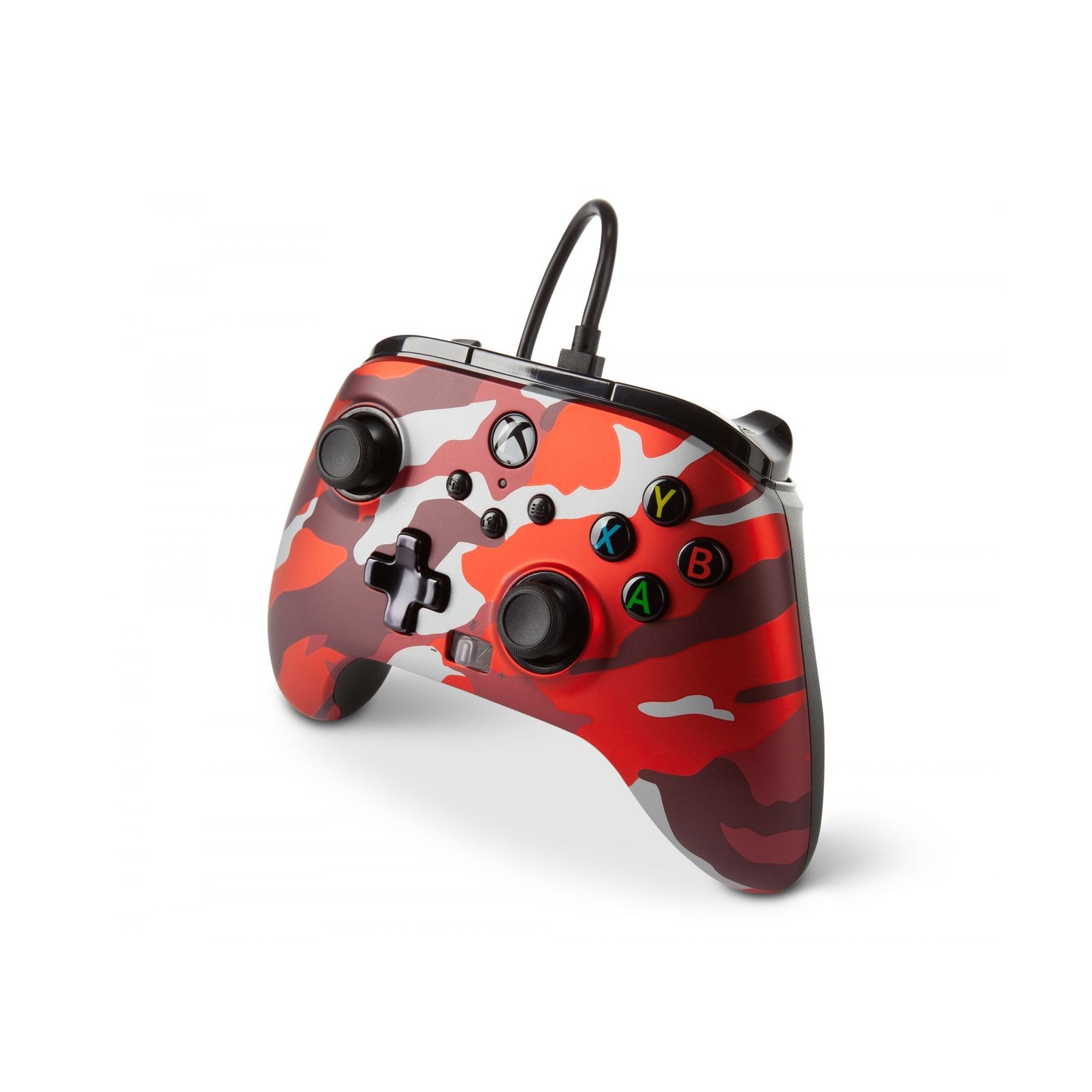 PowerA Enhanced Con Cable Mando Controller para Xbox Series X - S - Rojo Camo