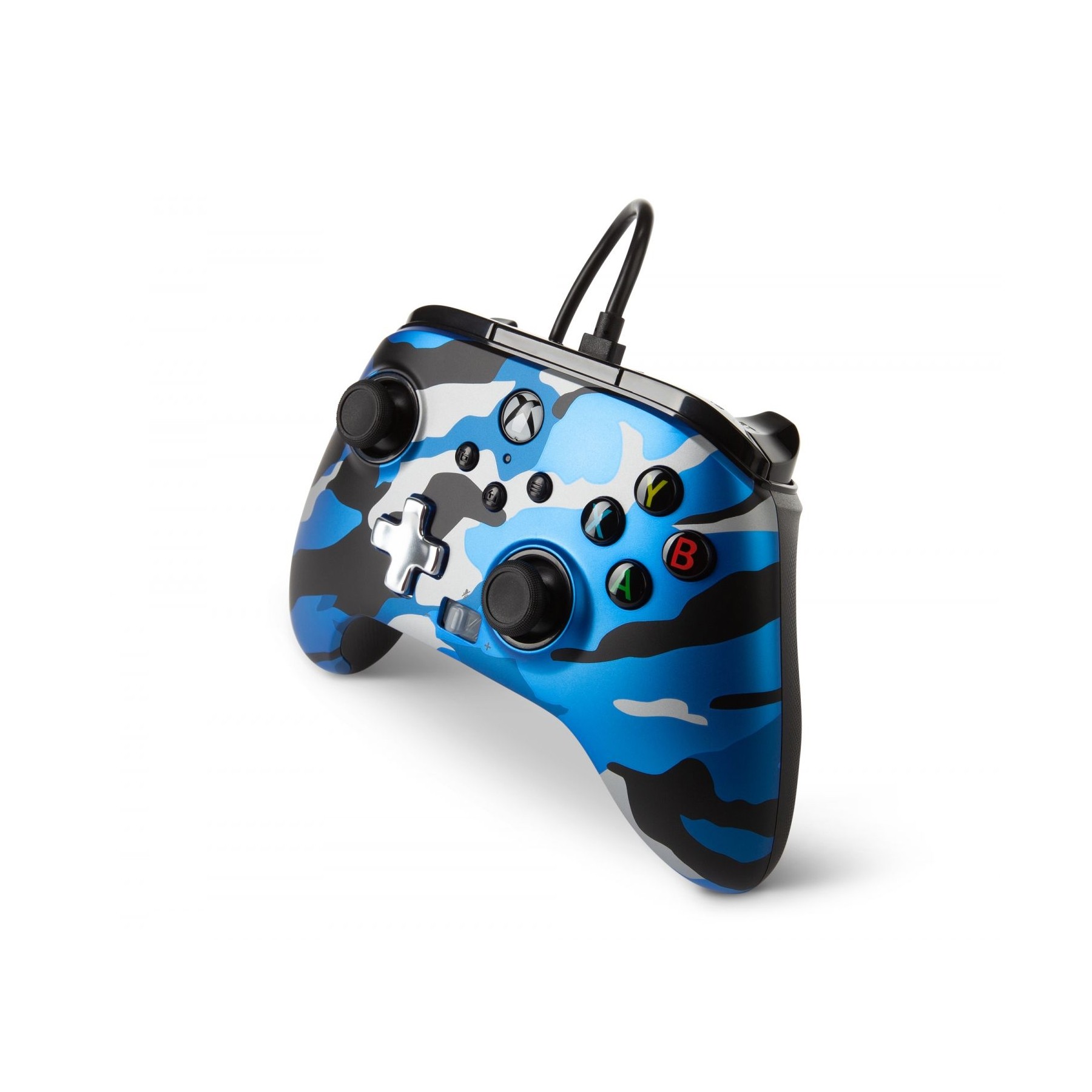 PowerA Enhanced Con Cable Mando Controller para Xbox Series X - S - Azul Camo