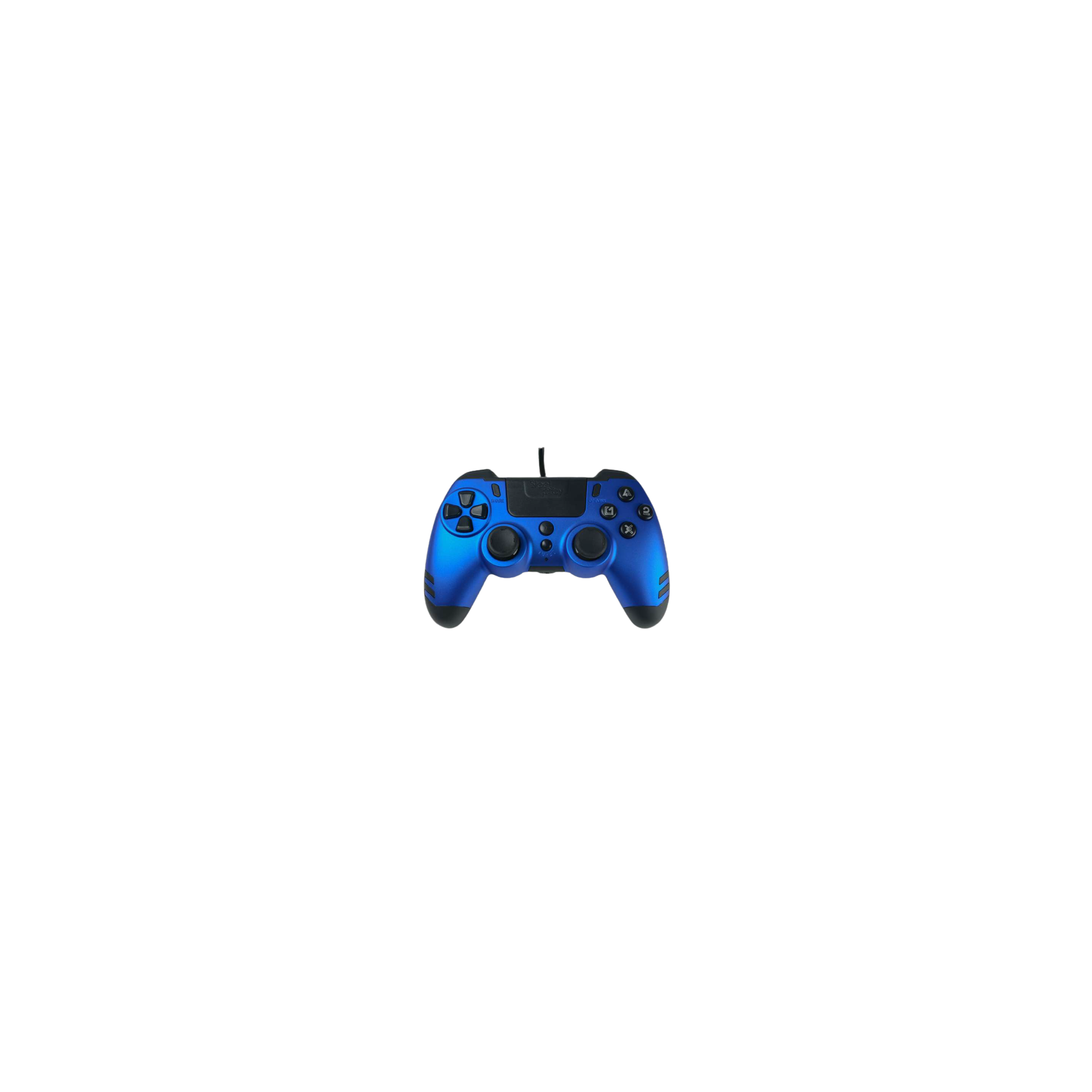 STEELPLAY - MetalTech Con Cable Mando Controller - Azul para PlayStation 4